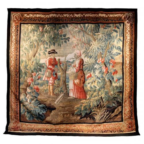 18th Century Aubusson wall hanging