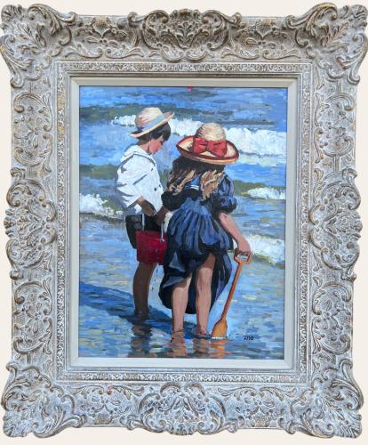 Sherree Valentine-Daines "Children Playing in the Shallows"