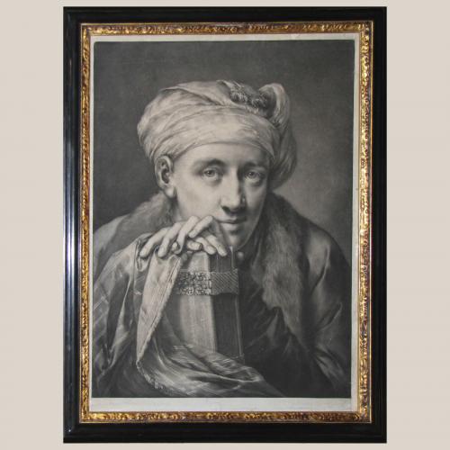 Thomas Frye: Map with Turban and Book