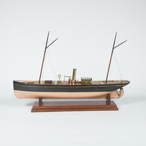 Class 1 model of a single screw steamboat by Steven's Model Dockyard