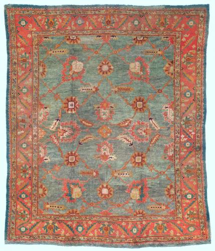 antique Ushak carpet