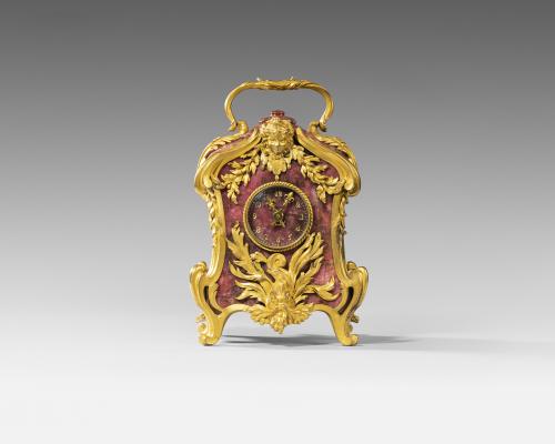 19th century Rhodonite cased Petite Sonnerie carriage clock.
